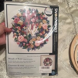 CREWEL EMBROIDERY BRODERIE DIMENSIONS